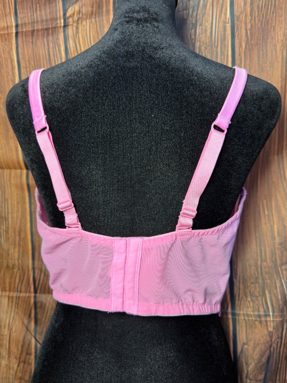 Bras N Things Enchanted Pink Floral Embroidered Longline Bra 36DDD - Picture 2 of 9
